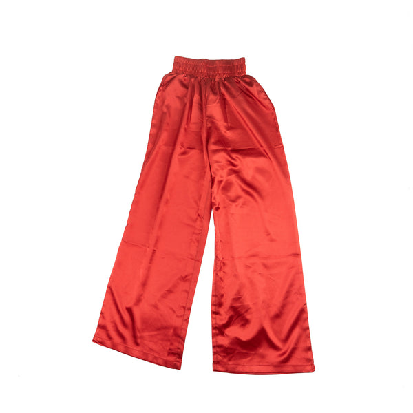 Wide Leg Pants (Red)
